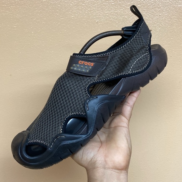 Crocs Swiftwater Mesh Waterproof Deck Sandals “Brown” Size 13 NEW - Picture 13 of 17